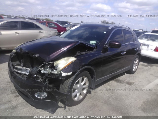 JN1AJ0HP1AM701873 - 2010 INFINITI EX35 JOURNEY PURPLE photo 2