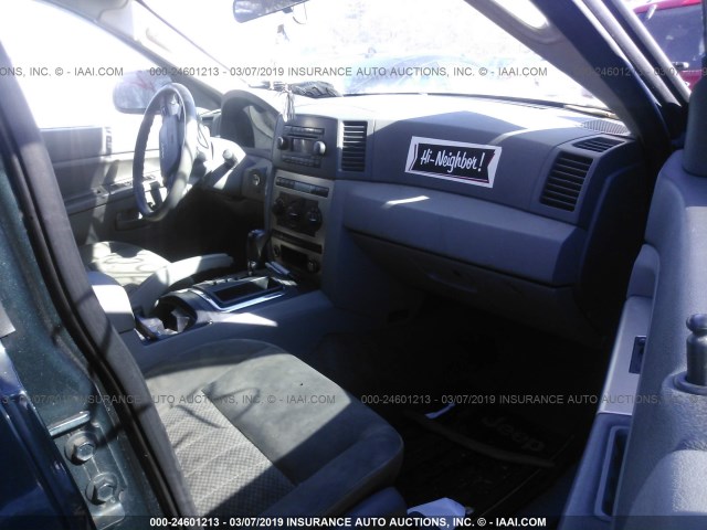 1J4GR48K35C560550 - 2005 JEEP GRAND CHEROKEE LAREDO/COLUMBIA/FREEDOM 绿色 照片 5