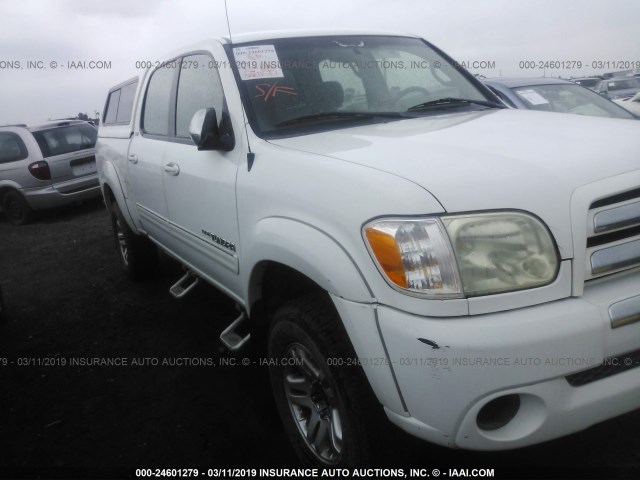 5TBET341X5S481308 - 2005 TOYOTA TUNDRA DOUBLE CAB SR5 WHITE photo 6