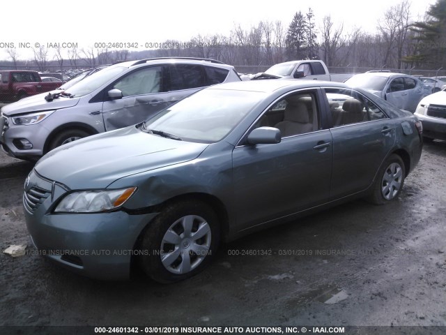 4T1BE46K68U774876 - 2008 TOYOTA CAMRY CE/LE/XLE/SE BLUE photo 2