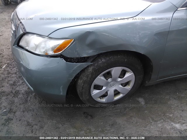 4T1BE46K68U774876 - 2008 TOYOTA CAMRY CE/LE/XLE/SE BLUE photo 6