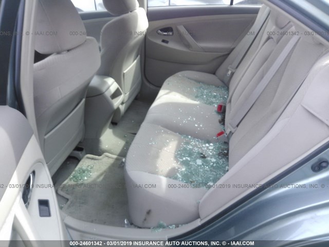 4T1BE46K68U774876 - 2008 TOYOTA CAMRY CE/LE/XLE/SE BLUE photo 8