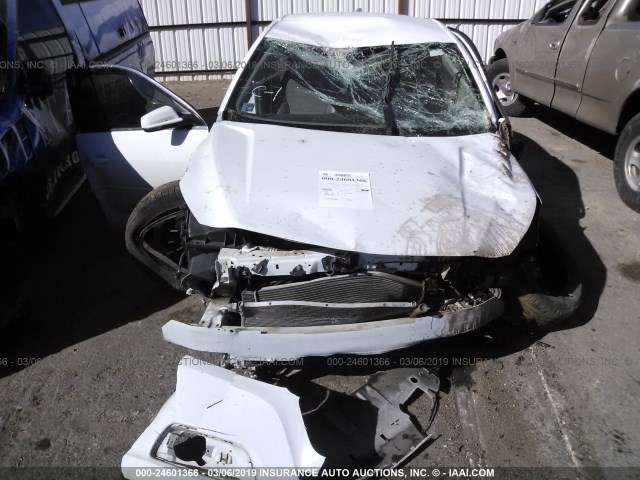 1G11C5SLXFU132015 - 2015 CHEVROLET MALIBU 1LT WHITE photo 6