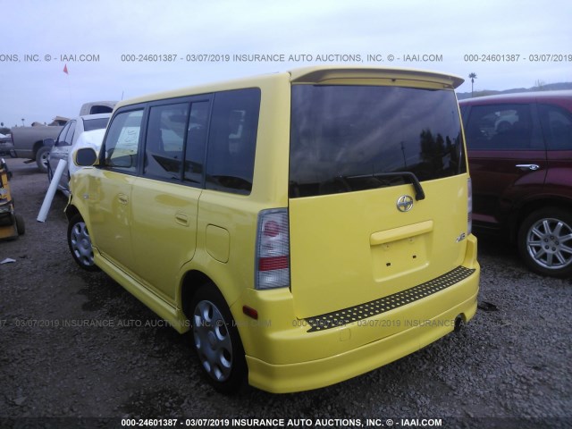 JTLKT324154016617 - 2005 TOYOTA SCION XB 黄色 照片 3