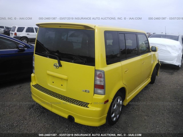 JTLKT324154016617 - 2005 TOYOTA SCION XB 黄色 照片 4