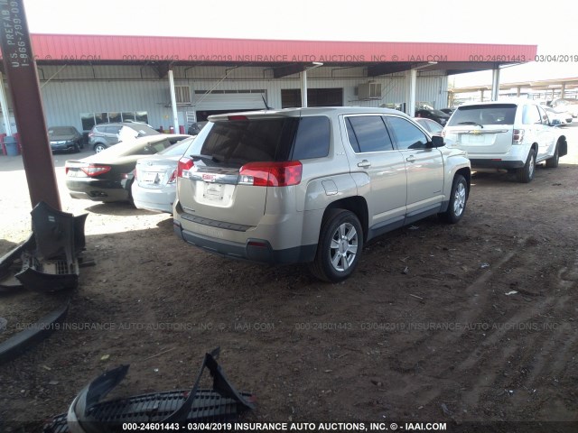 2GKALMEK0C6223524 - 2012 GMC TERRAIN SLE GOLD photo 4