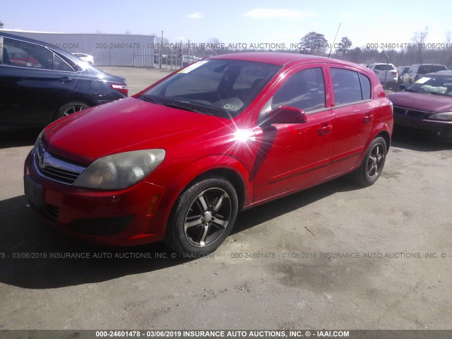 W08AR671585109590 - 2008 SATURN ASTRA XE RED photo 2