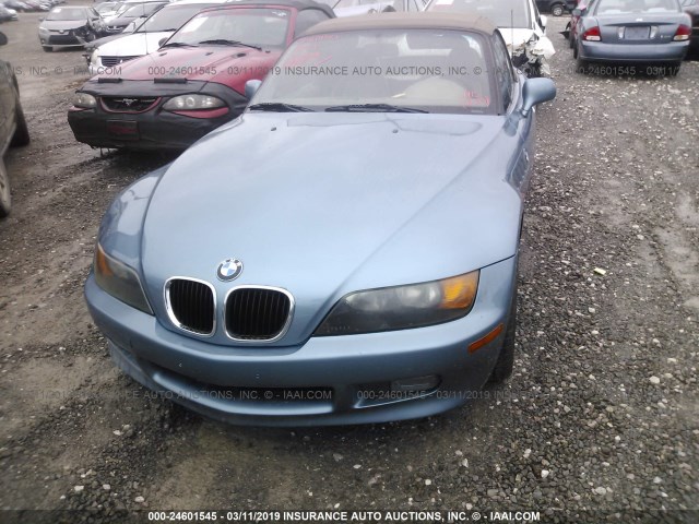 4USCH7323TLB74558 - 1996 BMW Z3 1.9 BLUE photo 2