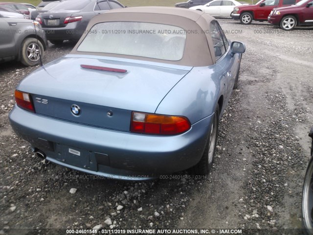 4USCH7323TLB74558 - 1996 BMW Z3 1.9 BLUE photo 4