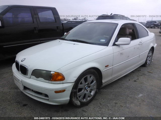 WBABM3348YJN86608 - 2000 BMW 323 CI WHITE photo 2