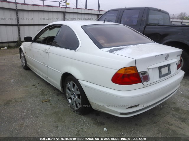 WBABM3348YJN86608 - 2000 BMW 323 CI WHITE photo 3