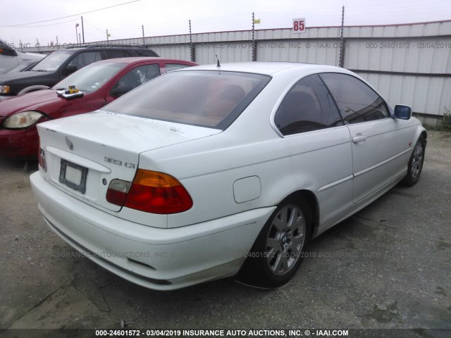 WBABM3348YJN86608 - 2000 BMW 323 CI WHITE photo 4