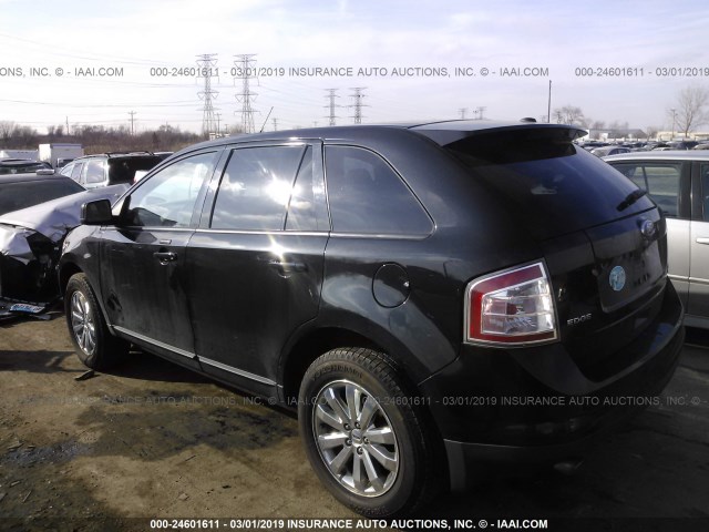 2FMDK4JC1ABA17235 - 2010 FORD EDGE SEL Dark Blue photo 3