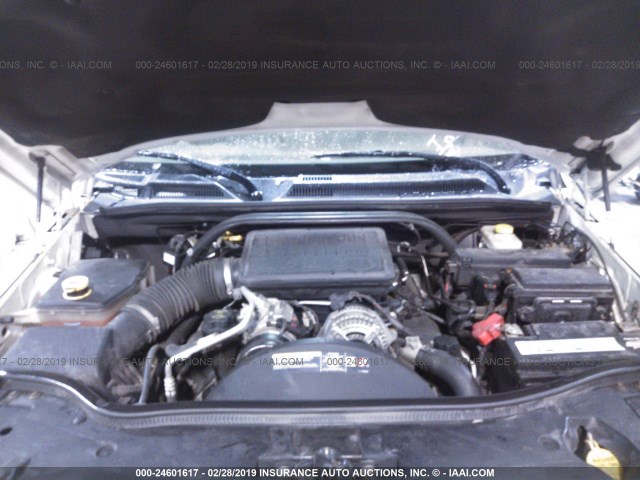 1J8HG48N46C246538 - 2006 JEEP COMMANDER WHITE photo 10