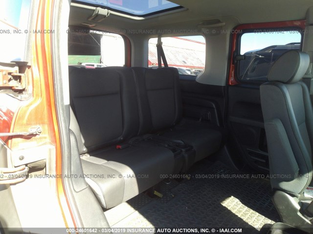 5J6YH28583L020355 - 2003 HONDA ELEMENT EX ORANGE photo 8