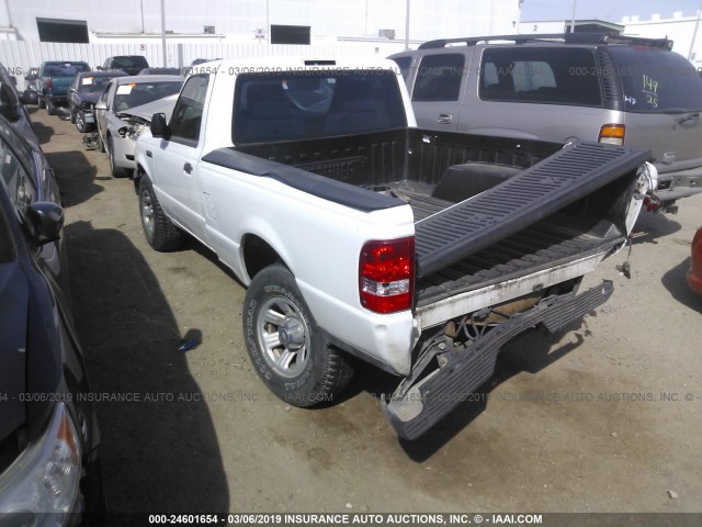 1FTKR1ADXAPA08038 - 2010 FORD RANGER WHITE photo 3