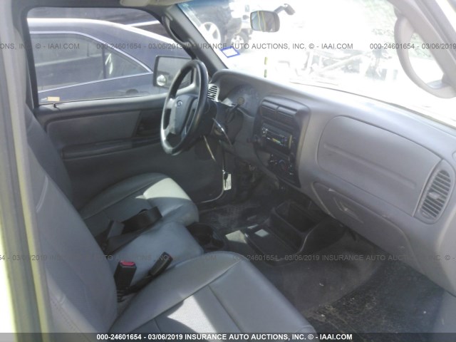 1FTKR1ADXAPA08038 - 2010 FORD RANGER WHITE photo 5