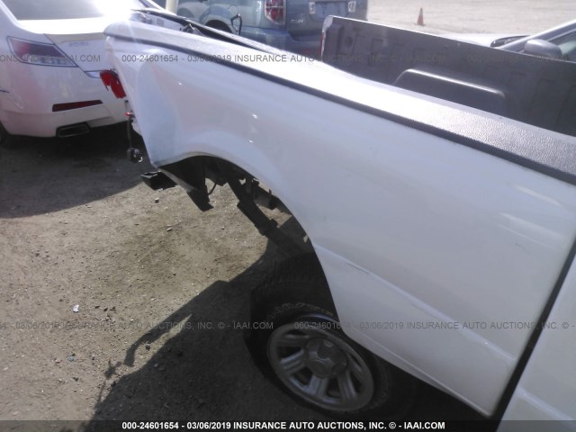 1FTKR1ADXAPA08038 - 2010 FORD RANGER WHITE photo 6