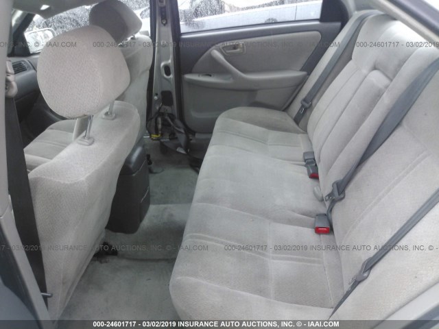 4T1BG22K71U817793 - 2001 TOYOTA CAMRY CE/LE/XLE 银色 照片 8
