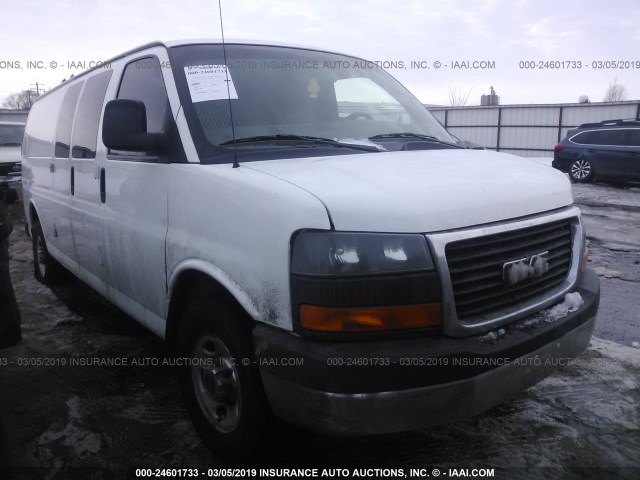 1GTW7GBA0E1138367 - 2014 GMC SAVANA G2500 WHITE photo 1