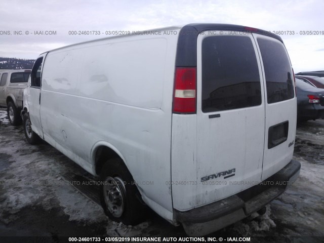 1GTW7GBA0E1138367 - 2014 GMC SAVANA G2500 WHITE photo 3