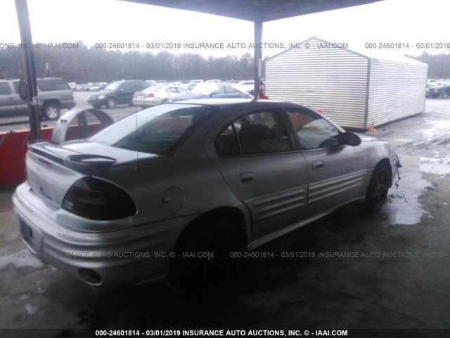 1G2NE52F02C165039 - 2002 PONTIAC GRAND AM SE SILVER photo 4