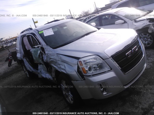 2GKFLWE39F6213721 - 2015 GMC TERRAIN SLE SILVER photo 1