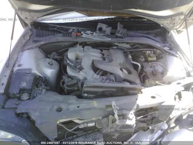 1LNHM86S43Y678878 - 2003 LINCOLN LS GRAY photo 10