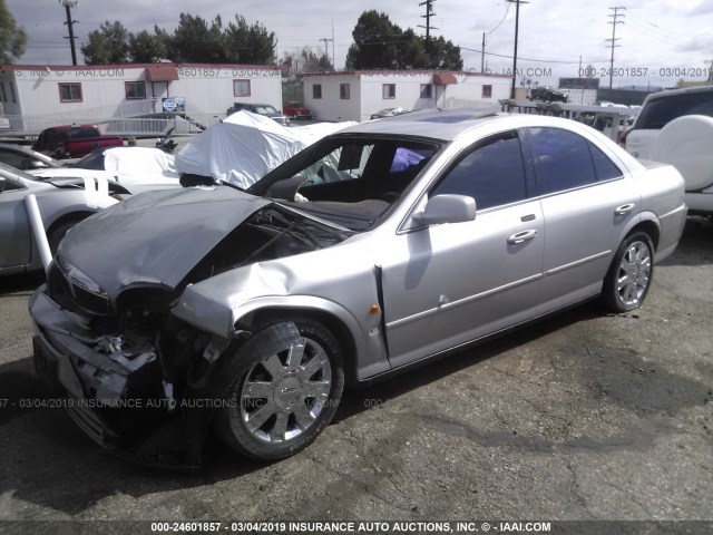 1LNHM86S43Y678878 - 2003 LINCOLN LS GRAY photo 2