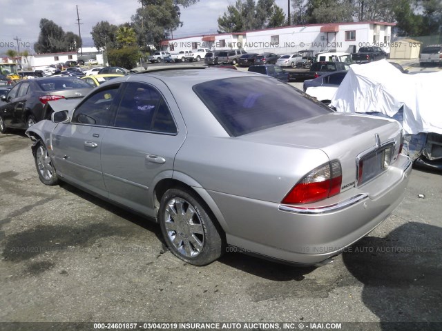 1LNHM86S43Y678878 - 2003 LINCOLN LS GRAY photo 3