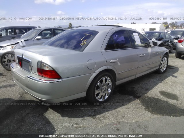 1LNHM86S43Y678878 - 2003 LINCOLN LS GRAY photo 4