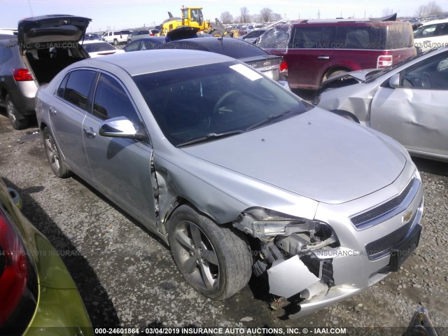 1G1ZC5EU7BF102136 - 2011 CHEVROLET MALIBU 1LT SILVER photo 1