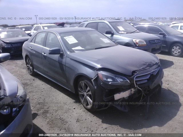 WDDHF5KB0EA986280 - 2014 MERCEDES-BENZ E 350 GRAY photo 1