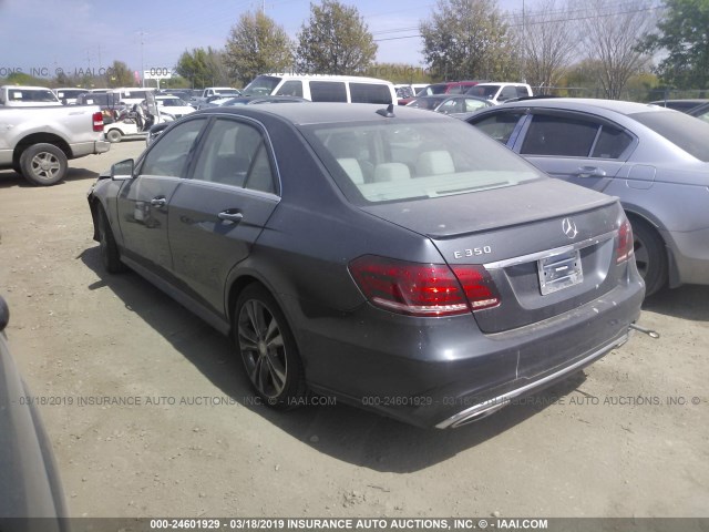 WDDHF5KB0EA986280 - 2014 MERCEDES-BENZ E 350 GRAY photo 3