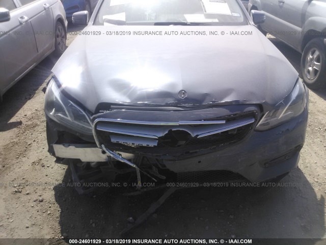 WDDHF5KB0EA986280 - 2014 MERCEDES-BENZ E 350 GRAY photo 6