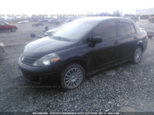 3N1CC11E59L478728 - 2009 NISSAN VERSA S/SL BLACK photo 2