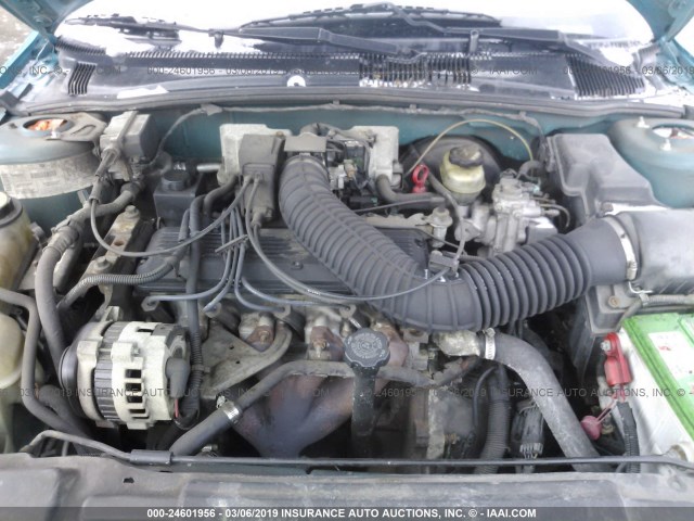 1G1JF5248S7209523 - 1995 CHEVROLET CAVALIER LS TEAL photo 10