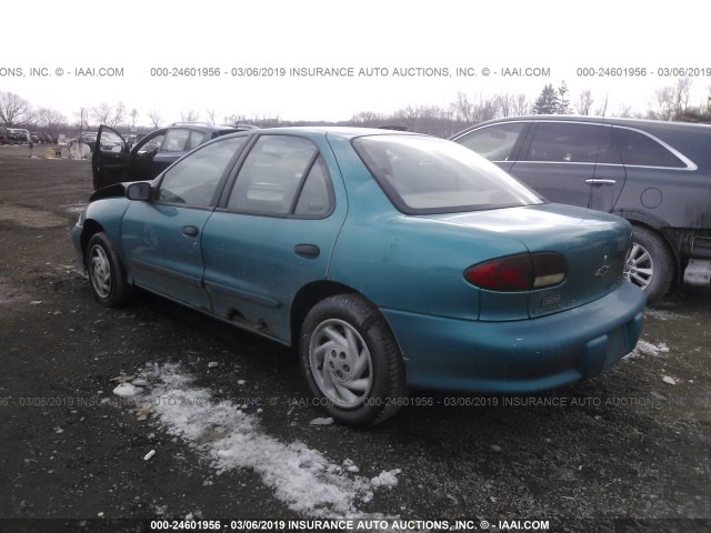 1G1JF5248S7209523 - 1995 CHEVROLET CAVALIER LS TEAL photo 3