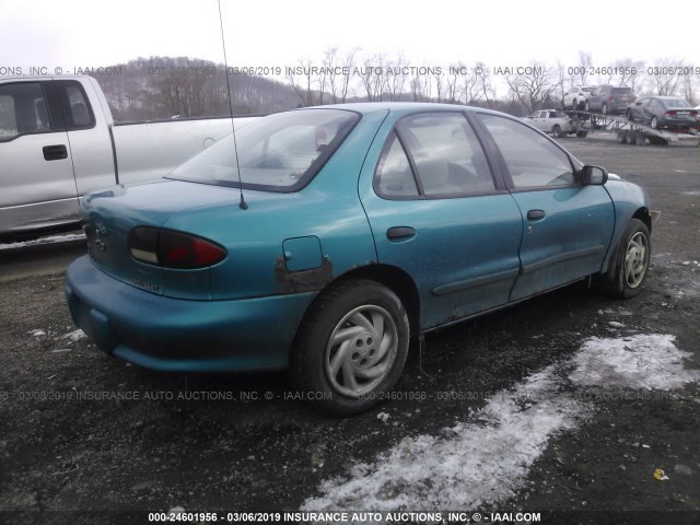 1G1JF5248S7209523 - 1995 CHEVROLET CAVALIER LS TEAL photo 4