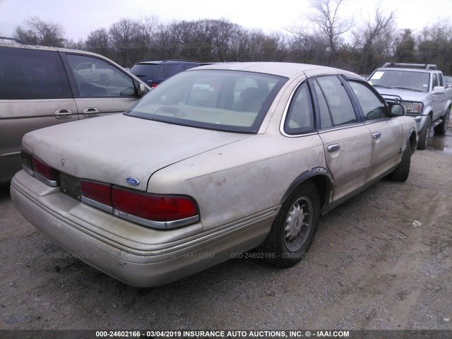 2FALP74WXVX180179 - 1997 FORD CROWN VICTORIA LX BEIGE photo 4