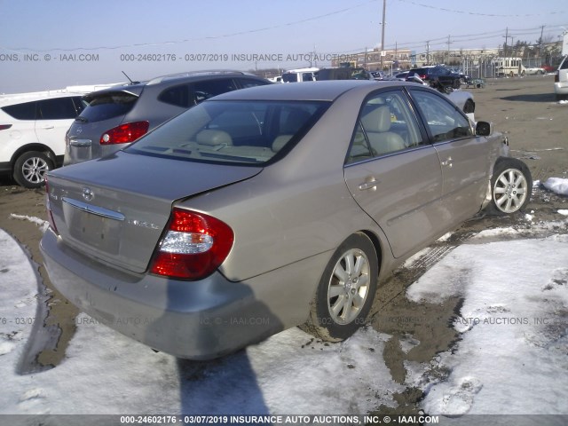 4T1BE30K34U859865 - 2004 TOYOTA CAMRY LE/XLE/SE GOLD photo 4