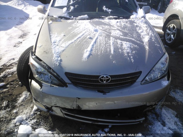 4T1BE30K34U859865 - 2004 TOYOTA CAMRY LE/XLE/SE GOLD photo 6