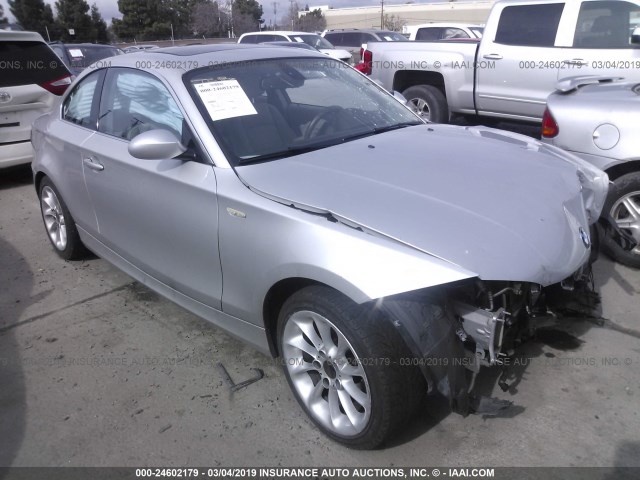 WBAUP93549VF49290 - 2009 BMW 128 I Gümüş foto 1