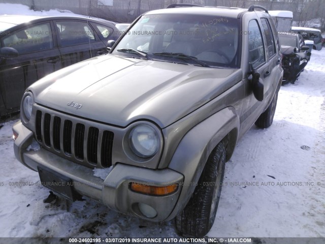 1J4GL58K94W109708 - 2004 JEEP LIBERTY LIMITED GOLD photo 2