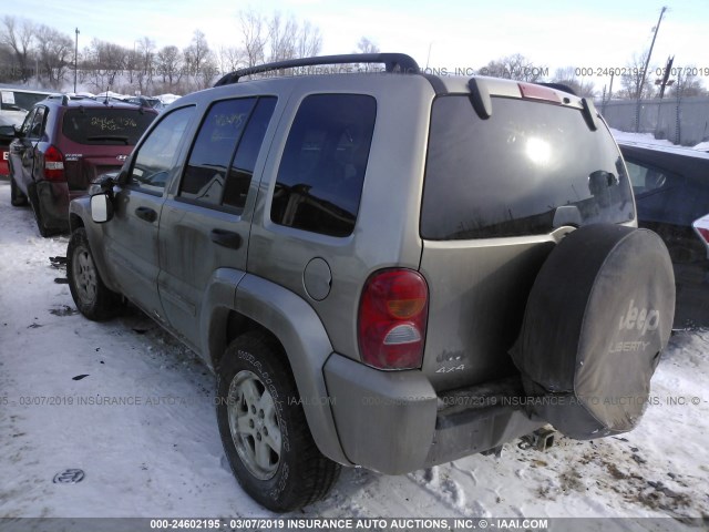 1J4GL58K94W109708 - 2004 JEEP LIBERTY LIMITED GOLD photo 3