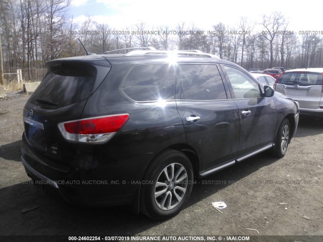 5N1AR2MM6DC616000 - 2013 NISSAN PATHFINDER S/SV/SL/PLATINUM BLACK photo 4