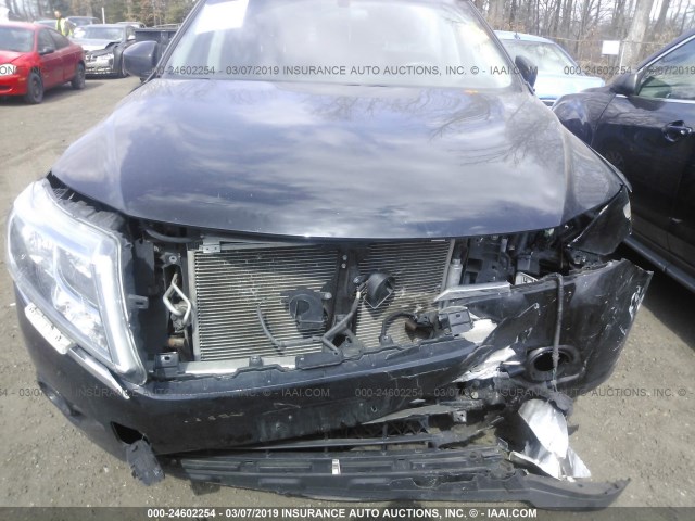 5N1AR2MM6DC616000 - 2013 NISSAN PATHFINDER S/SV/SL/PLATINUM BLACK photo 6