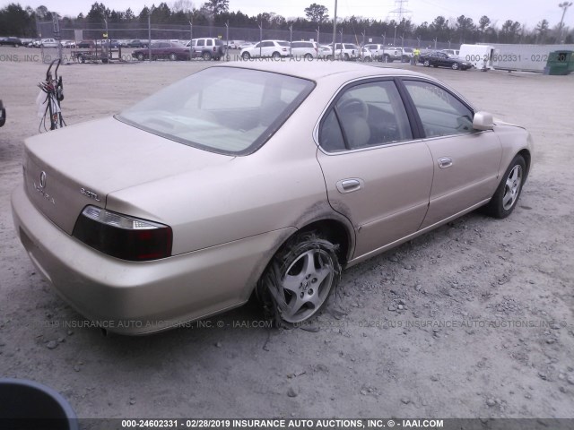 19UUA566X2A027065 - 2002 ACURA 3.2TL TAN photo 4