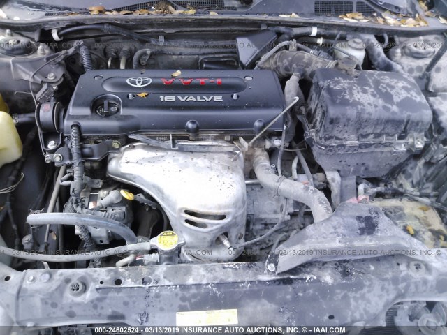 JTDBE32K540259079 - 2004 TOYOTA CAMRY LE/XLE Сұр фото 10