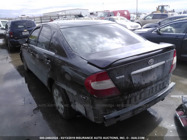 JTDBE32K540259079 - 2004 TOYOTA CAMRY LE/XLE Сұр фото 3
